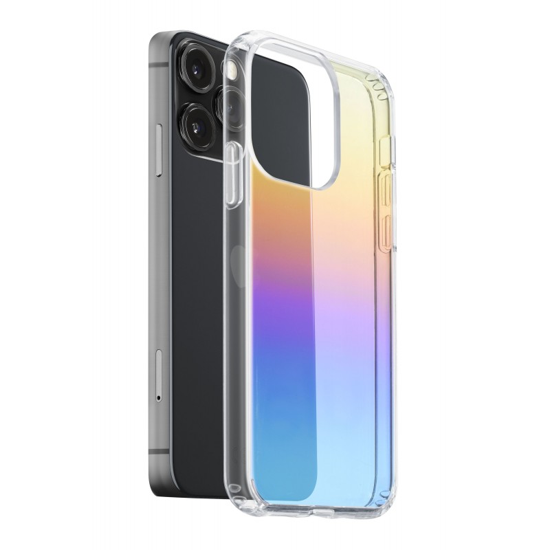 Cellularline Prisma mobile phone case 15.5 cm (6.1") Cover Multicolour, Translucent