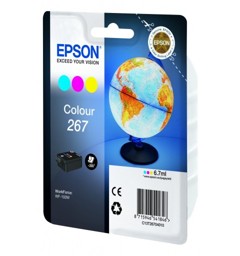 Epson Globe Singlepack Colour 267 ink cartridge