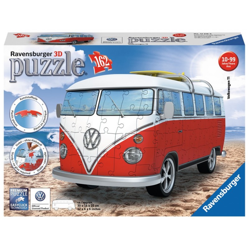 Ravensburger VW Bus T1 Campervan puzzle 3D