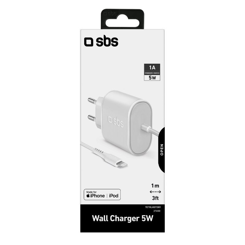 SBS TETRLHSTD89 power adapter inverter Indoor 5 W White
