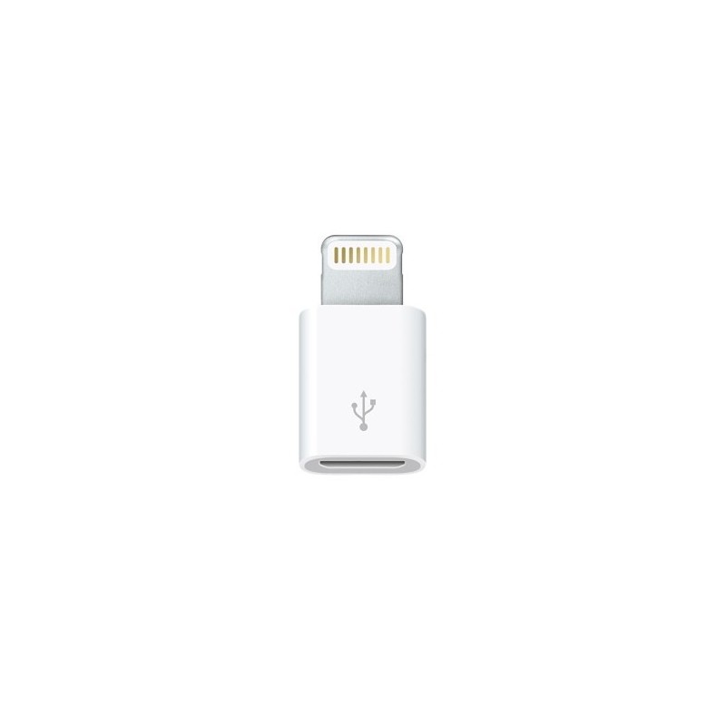Apple MD820ZM A changeur de genre de câble Lightning Micro-USB Blanc
