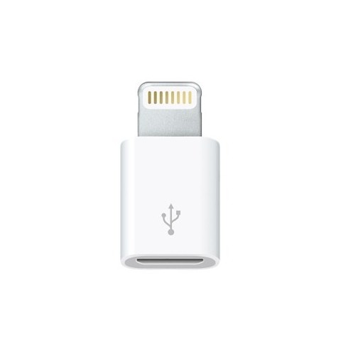 Apple MD820ZM A changeur de genre de câble Lightning Micro-USB Blanc