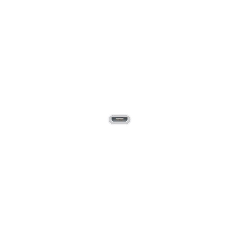 Apple MD820ZM A cambiador de género para cable Lightning MicroUSB Blanco