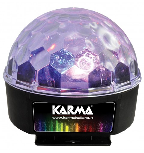 Karma Italiana DJ 355LED estroboscopio y luz disco Negro