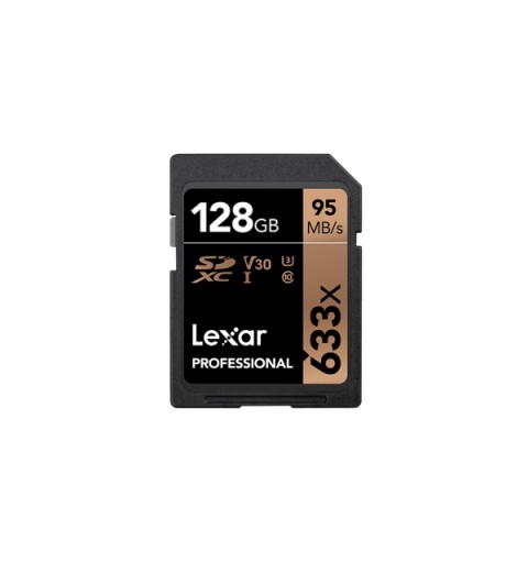Lexar Professional 633x 128 Go SDXC UHS-I Classe 10