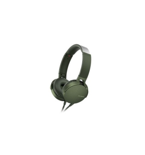 Sony XB550AP Casque Avec fil Arceau Appels Musique Vert
