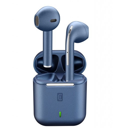 Cellularline Tuck Casque True Wireless Stereo (TWS) Ecouteurs Appels Musique Bluetooth Bleu