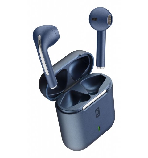 Cellularline Tuck Auriculares True Wireless Stereo (TWS) Dentro de oído Llamadas Música Bluetooth Azul