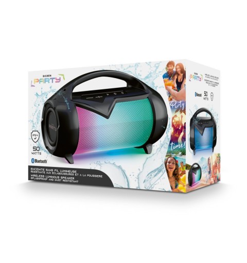 Bigben Interactive PARTYBTIPLITE altoparlante portatile Altoparlante portatile stereo Nero 50 W