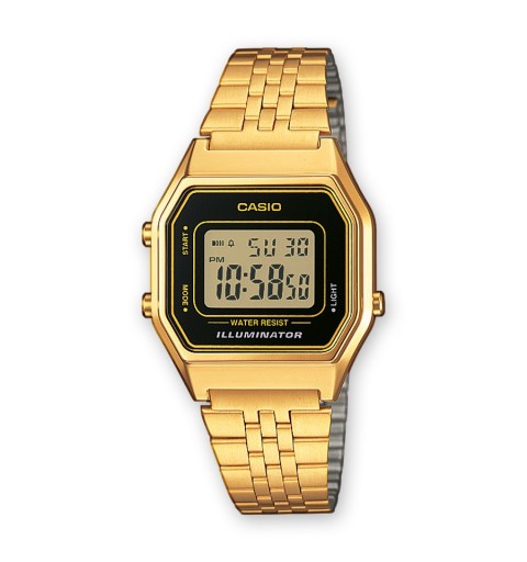 Casio LA680WEGA-1ER orologio Orologio da polso Femmina Elettronico Oro