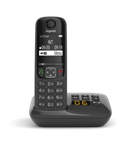 Gigaset AS690A Telefono analogico DECT Identificatore di chiamata Nero