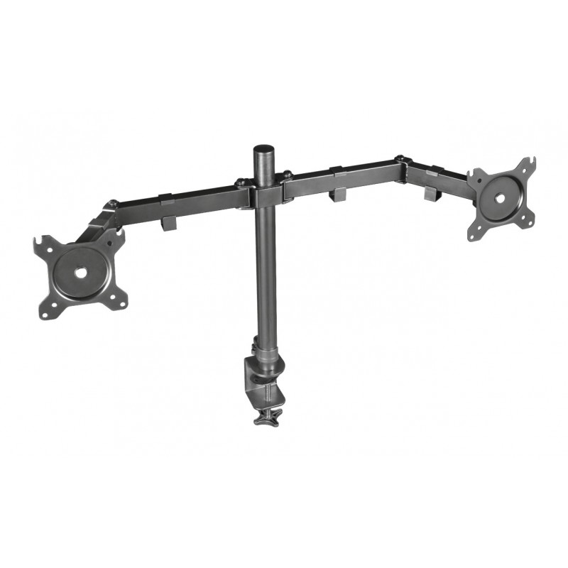 Trust GXT 1120 Mara Dual Monitor Arm 81,3 cm (32") Abrazadera Negro