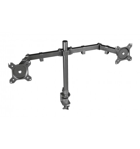 Trust GXT 1120 Mara Dual Monitor Arm 81.3 cm (32") Clamp Black