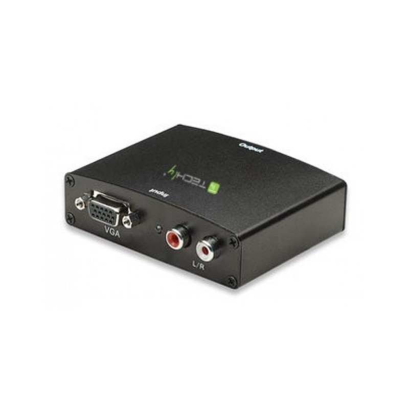 Techly Convertitore da VGA Audio a HDMI (IDATA CN-VGA)