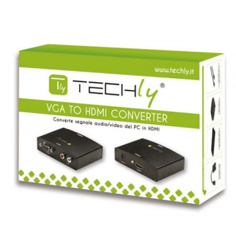 Techly IDATA CN-VGA convertidor de señal de vídeo 1280 x 1024 Pixeles