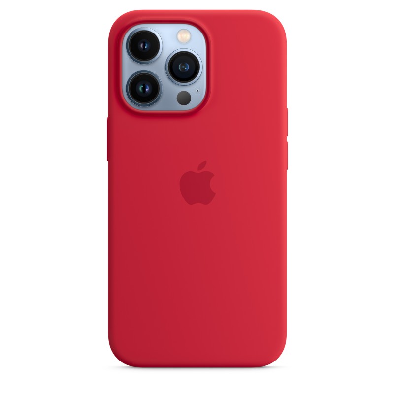 Apple Custodia MagSafe in silicone per iPhone 13 Pro - (PRODUCT)RED