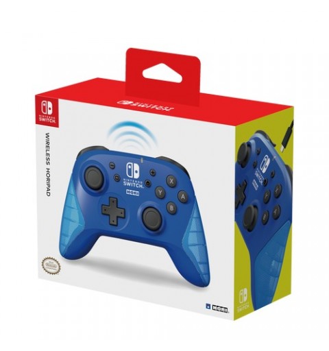Hori NSW-174U Gaming-Controller Schwarz, Blau Bluetooth Gamepad Analog Nintendo Switch
