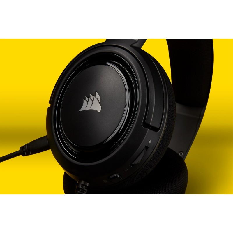 Corsair HS45 SURROUND Kopfhörer Verkabelt Kopfband Gaming Karbon