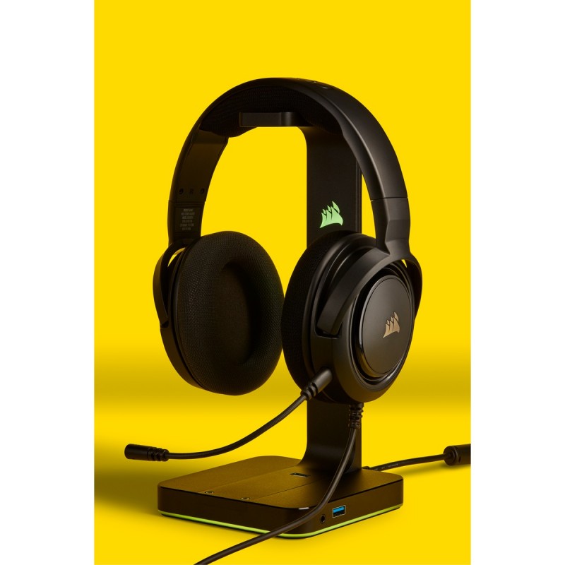 Corsair HS45 SURROUND Kopfhörer Verkabelt Kopfband Gaming Karbon