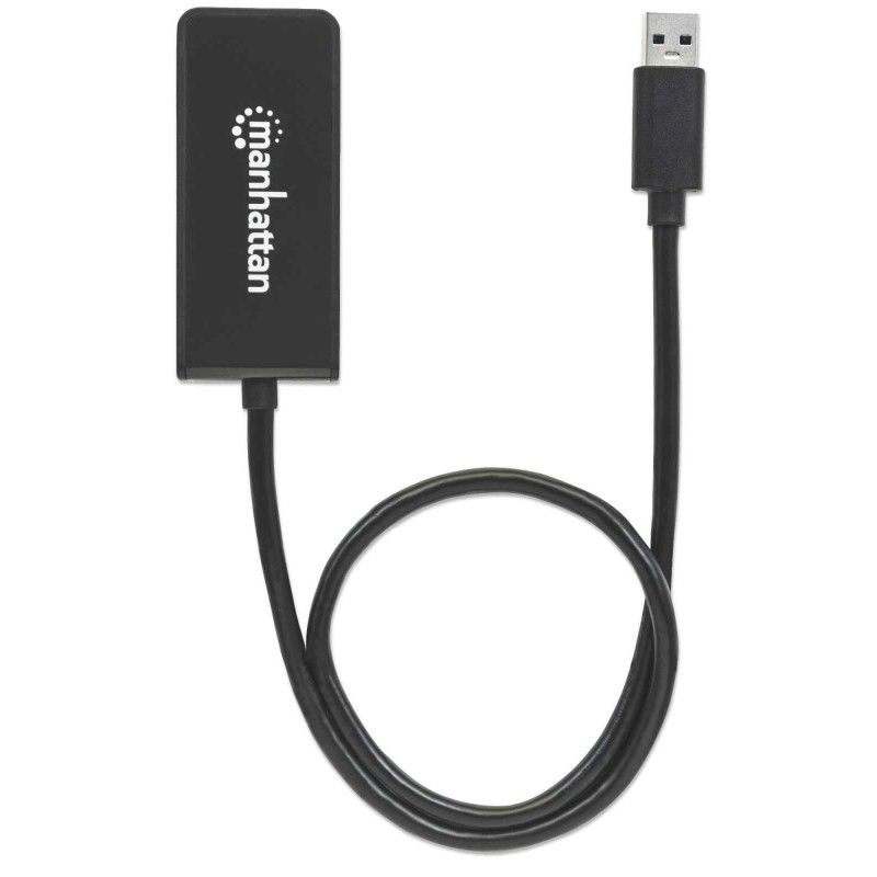 Manhattan USB-A to HDMI Adapter Cable, 60cm, Male to Female, 5 Gbps (USB 3.2 Gen1 aka USB 3.0), 2560x1440 @ 32-bit colour, Full