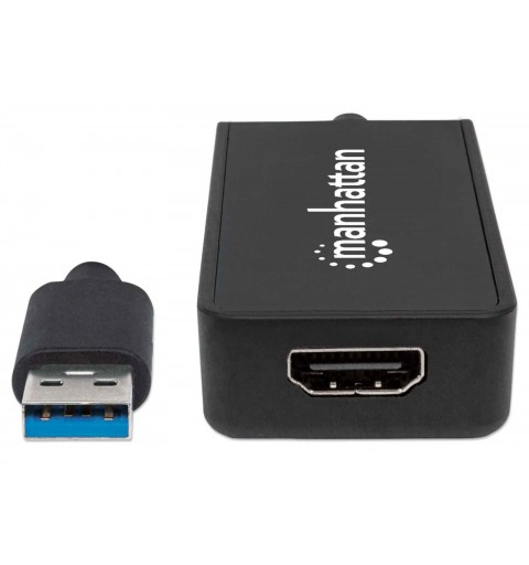 Manhattan 152259 adattatore grafico USB Nero