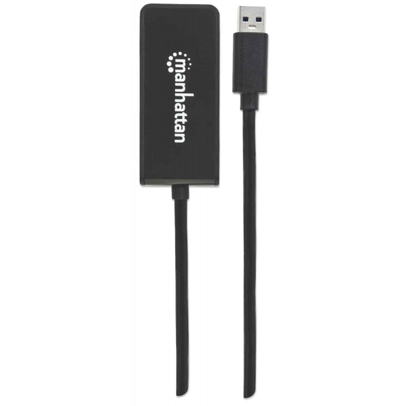 Manhattan 152259 Adaptador gráfico USB Negro