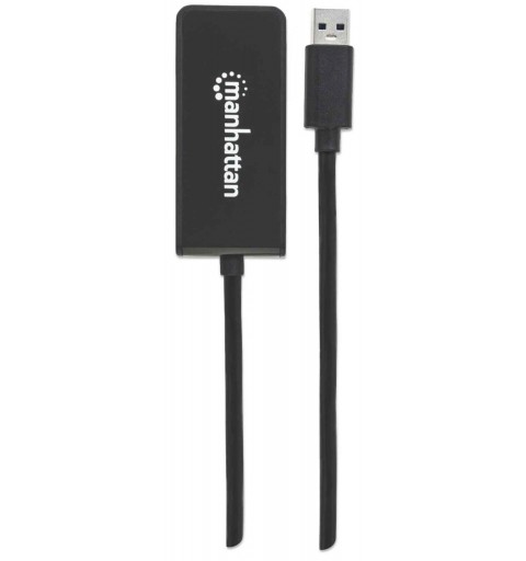 Manhattan 152259 Adaptador gráfico USB Negro
