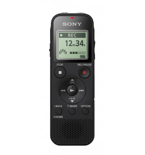 Sony ICD-PX470 dittafono Memoria interna e scheda di memoria Nero