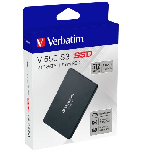 Verbatim Vi550 S3 SSD 512GB