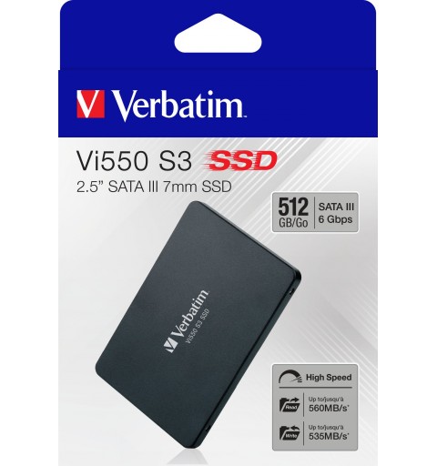 Verbatim Vi550 S3 SSD 512GB