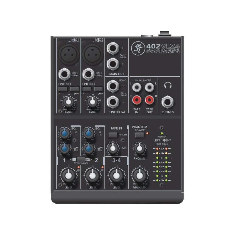 Mackie 402VLZ4 mixer audio 4 canali 20 - 20000 Hz