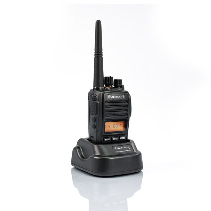 Midland G18 - PMR446 two-way radio 8 channels 446.00625 - 446.09375 MHz Black
