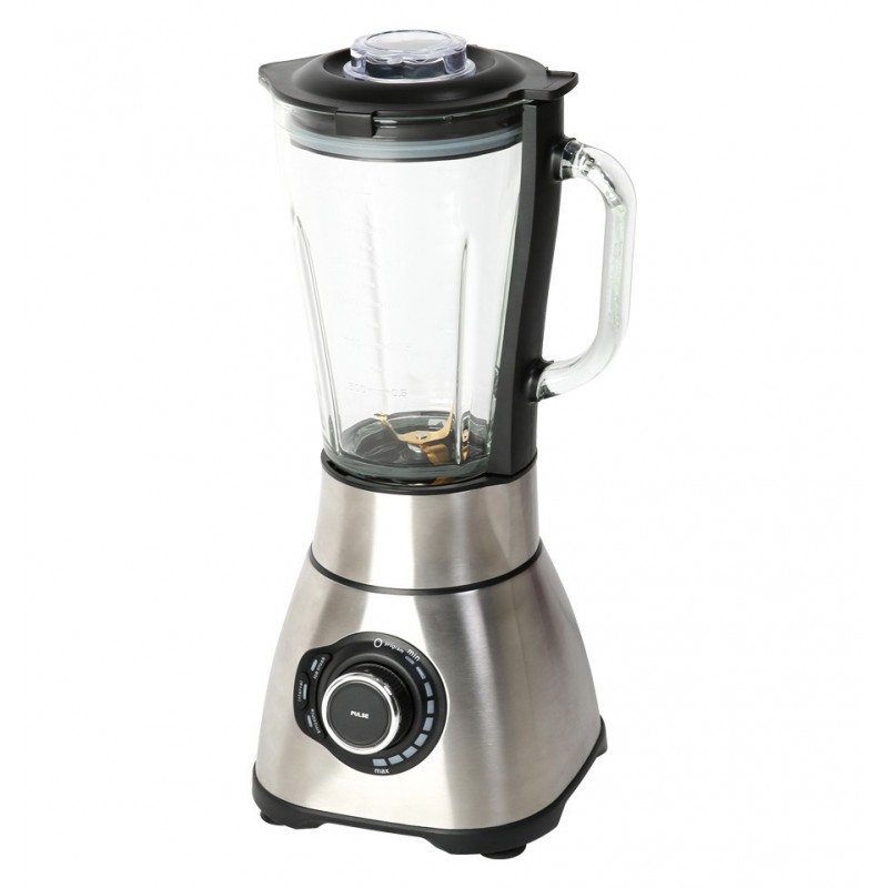 RGV 111202 blender 1,75 L Mélangeur de table 1800 W Noir, Acier inoxydable