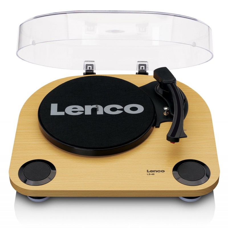 Lenco LS-40WD Plattenspieler Audio-Plattenspieler mit Riemenantrieb Holz