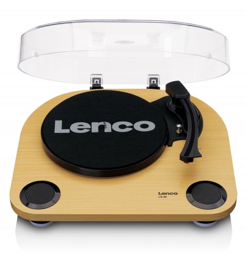 Lenco LS-40WD platine Tourne-disque entraîné par courroie Bois