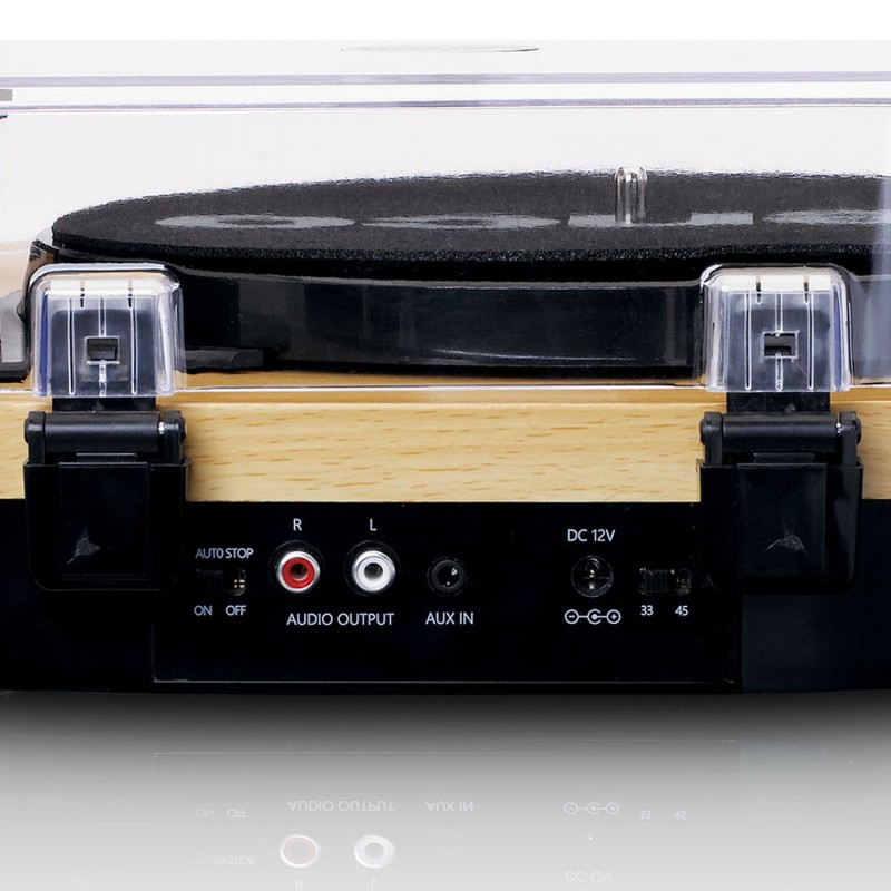 Lenco LS-40WD audio turntable Belt-drive audio turntable Wood