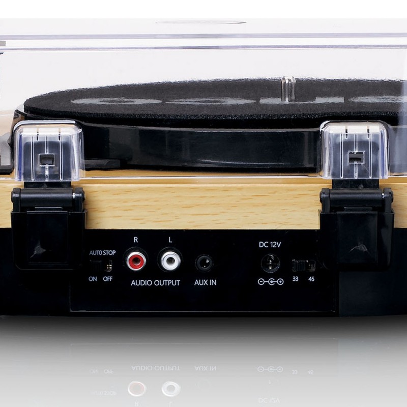 Lenco LS-40WD Plattenspieler Audio-Plattenspieler mit Riemenantrieb Holz