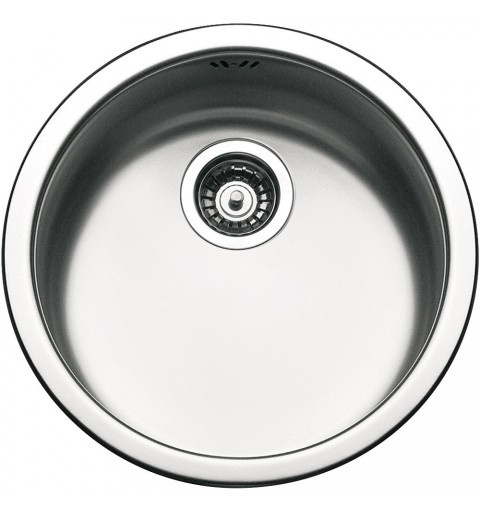 Smeg VFU43SFR kitchen sink Flush-mounted sink Circle Stainless steel