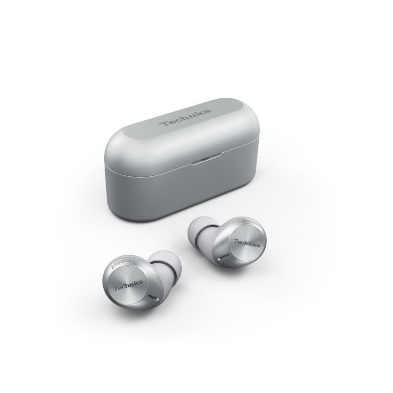 Technics EAH-AZ40E-S cuffia e auricolare Wireless In-ear Musica e Chiamate USB tipo-C Bluetooth Argento