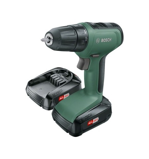 Bosch UniversalDrill 18 1450 Giri min Senza chiave 1,19 kg Nero, Verde