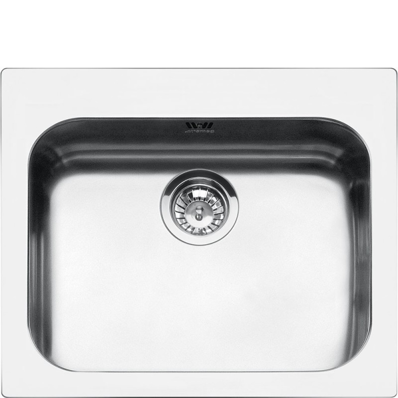 Smeg VS50P3 kitchen sink Top-mounted sink Rectangular Stainless steel