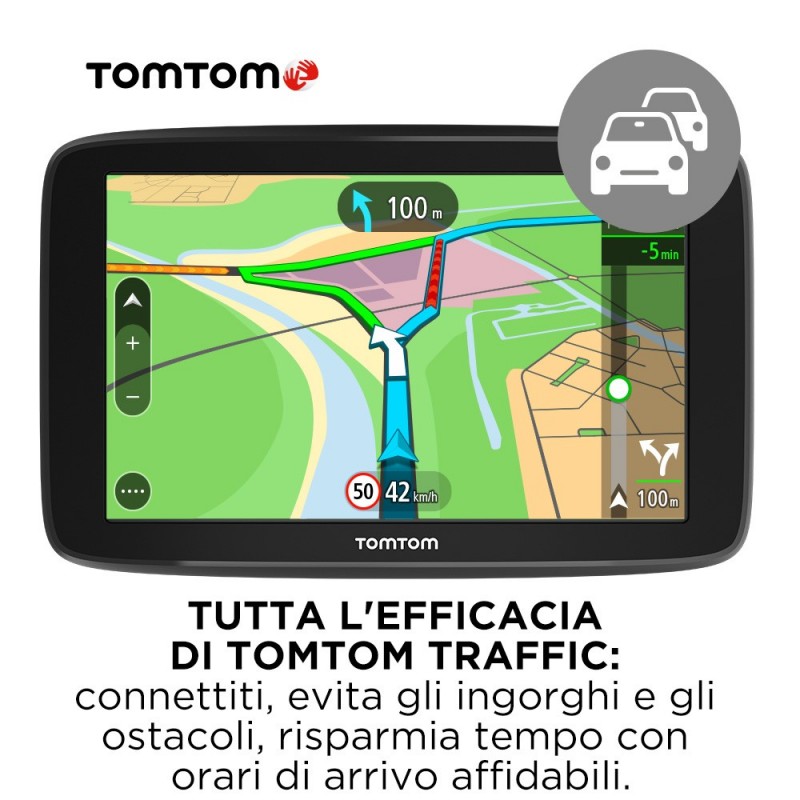 TomTom GO Basic Navigationssystem Fixed 12,7 cm (5 Zoll) Touchscreen 201 g Schwarz