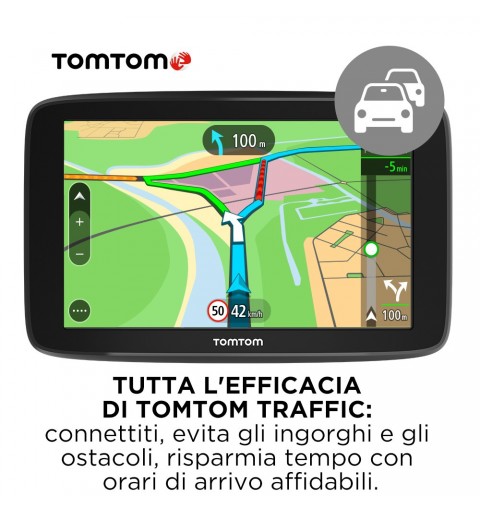 TomTom GO Basic Navigationssystem Fixed 12,7 cm (5 Zoll) Touchscreen 201 g Schwarz