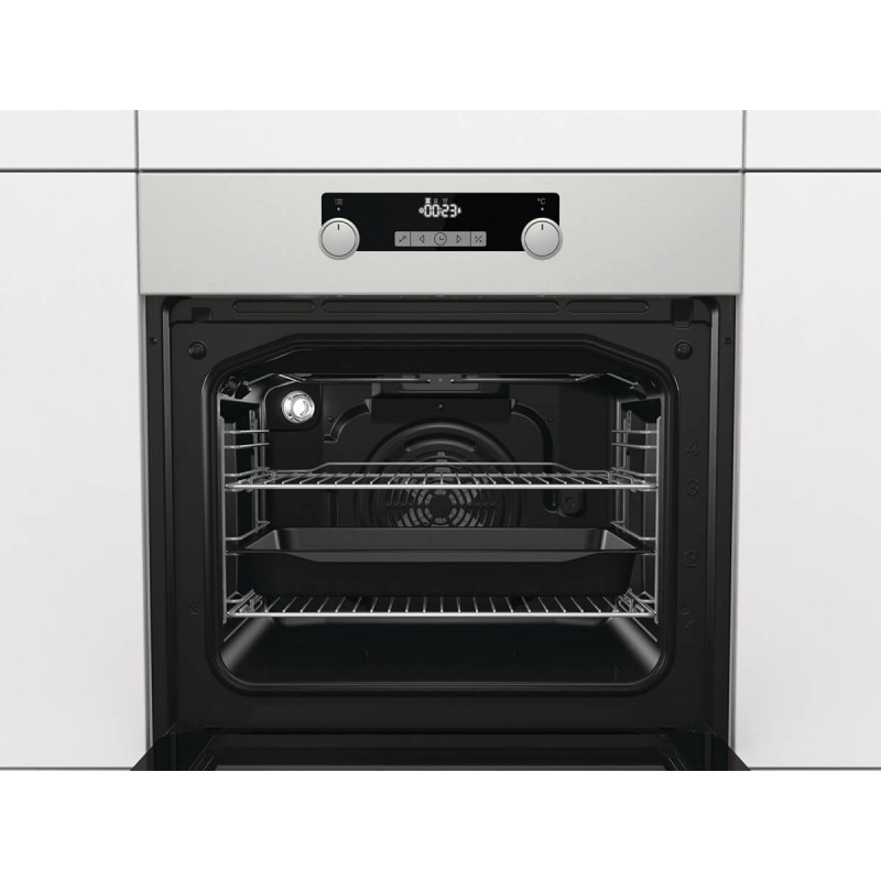 Hisense BI3222AX horno 71 L A Negro, Acero inoxidable
