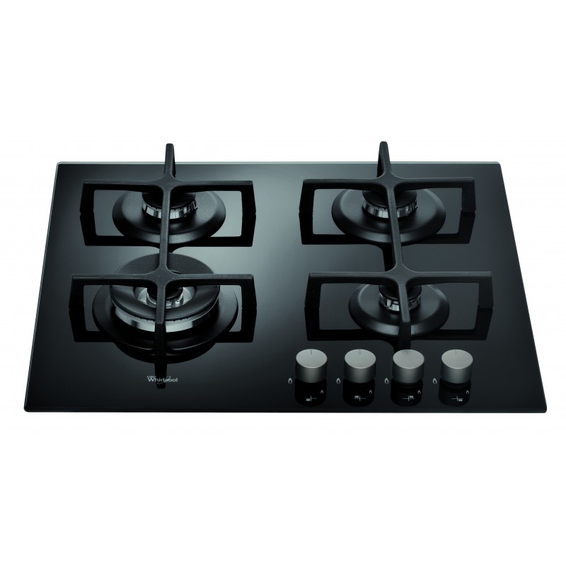 Whirlpool GOA 6423 NB hob Black Built-in 60 cm Gas 4 zone(s)