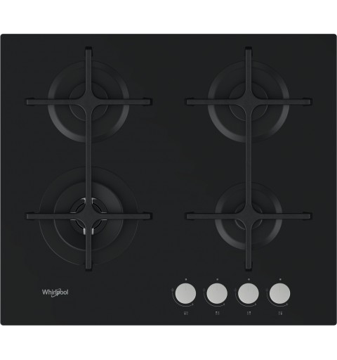 Whirlpool GOA 6423 NB hobs Negro Integrado 60 cm Encimera de gas 4 zona(s)