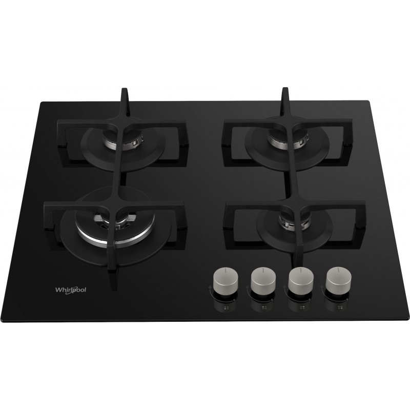 Whirlpool GOA 6423 NB hob Black Built-in 60 cm Gas 4 zone(s)