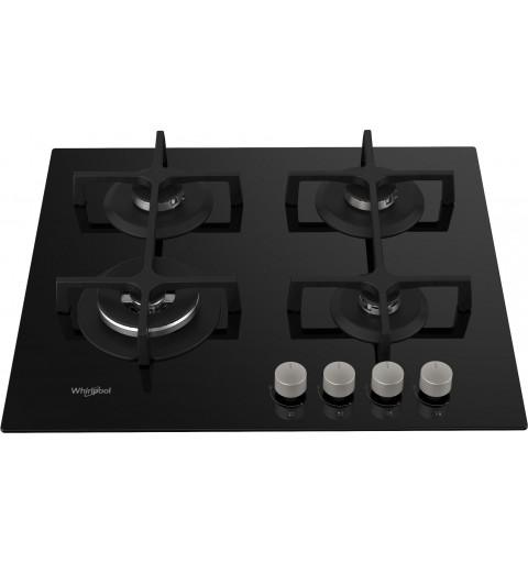 Whirlpool GOA 6423 NB hob Black Built-in 60 cm Gas 4 zone(s)