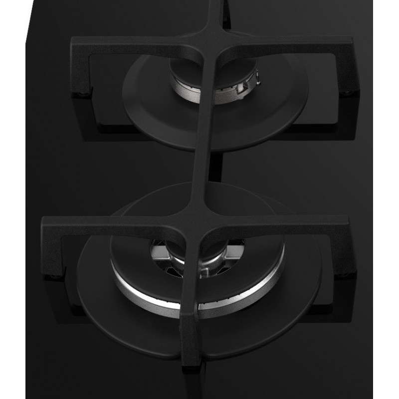 Whirlpool GOA 6423 NB hob Black Built-in 60 cm Gas 4 zone(s)