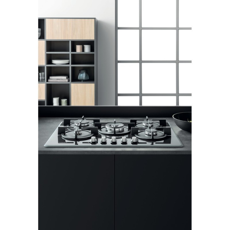 Hotpoint HAGD 72S ICE Spiegel Integriert 73 cm Gaskochfeld 5 Zone(n)